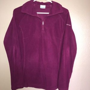 Columbia Purple Quarter Zip